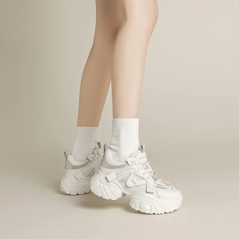 FIVE PLUS Low Top Chunky Sneakers Women's-9