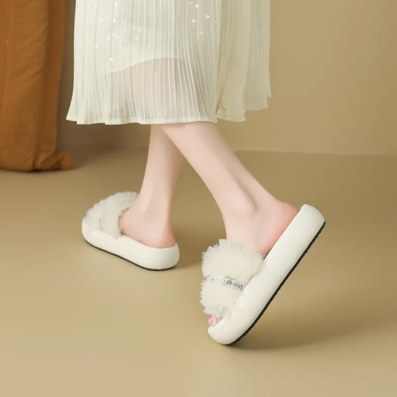 FIVE PLUS Slip Resistant Abrasion Resistant Slide Slippers Women's-3