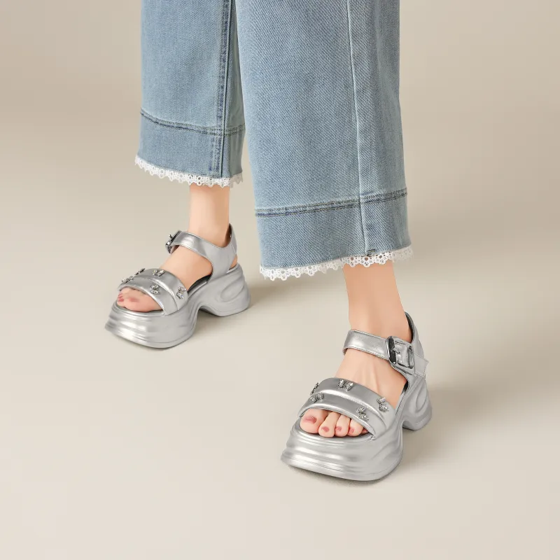 FIVE PLUS One Strap Sandals Women's-14
