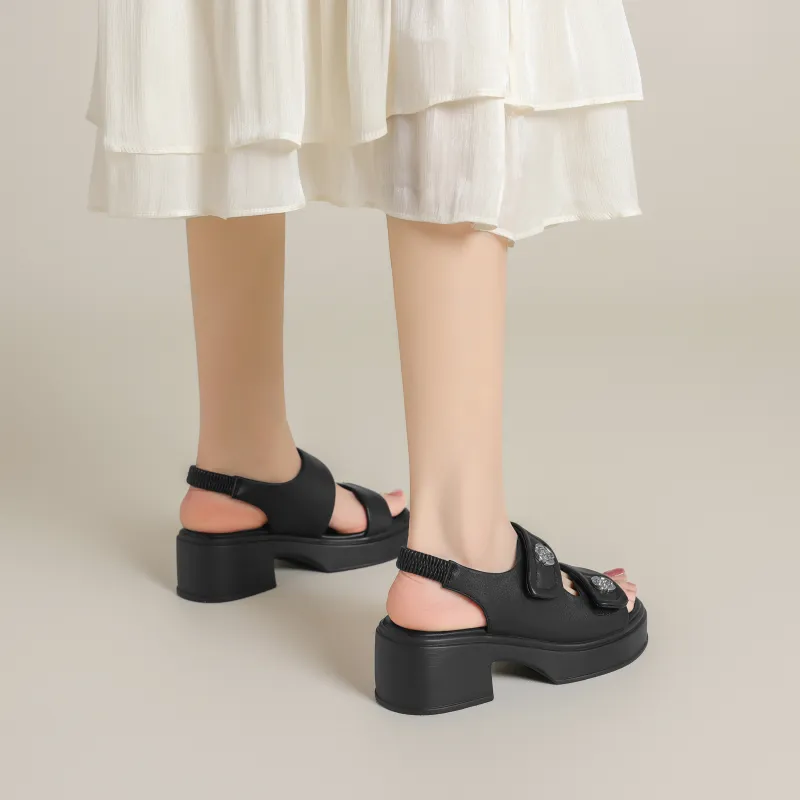 FIVE PLUS One Strap Sandals 6cm Women's-7