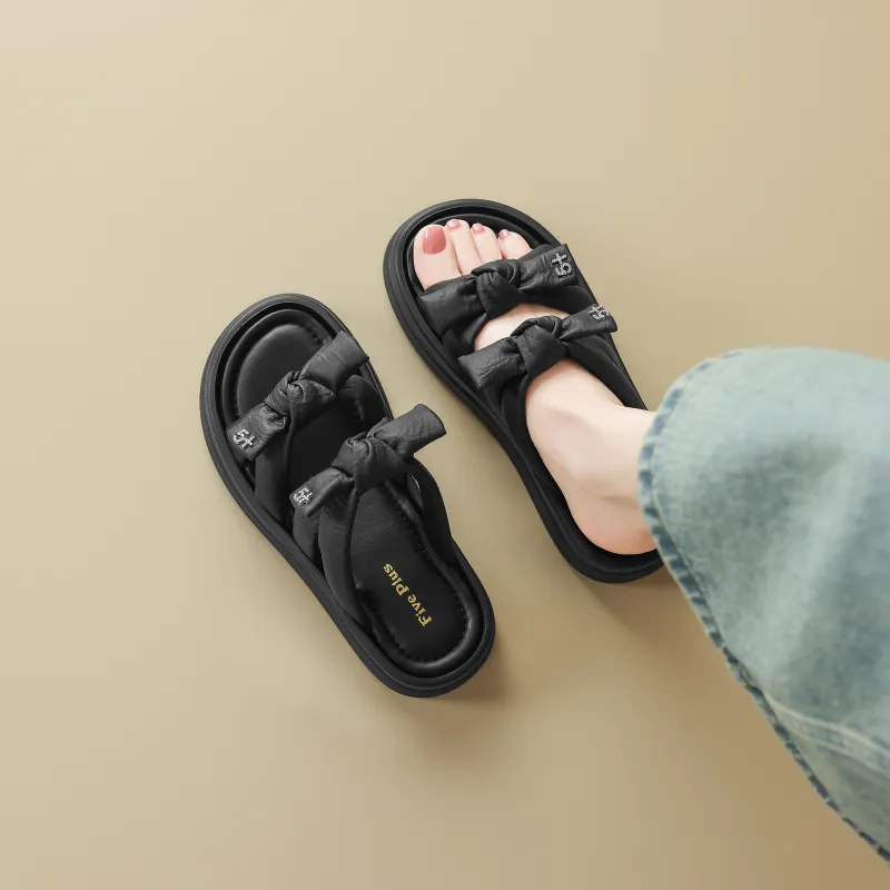FIVE PLUS Slip Resistant Abrasion Resistant Slide Slippers Women's-7