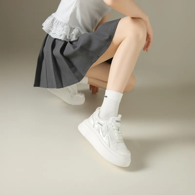 FIVE PLUS Anti Slip Wear Resistant Low Top Skateboard Shoes Women's-6