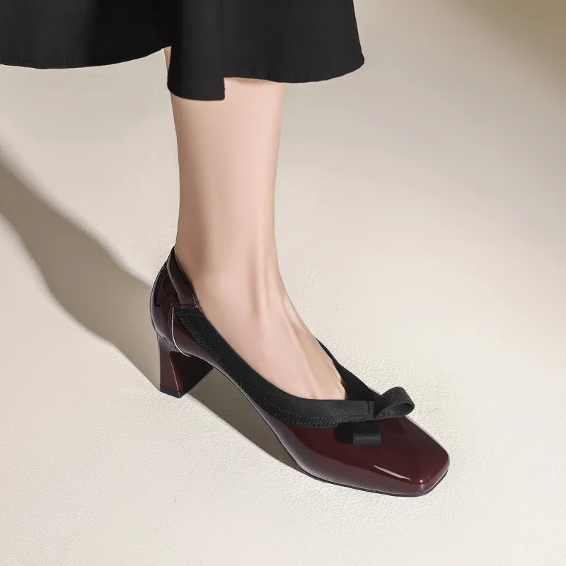 FIVE PLUS High Heels Women's Black, Red-11