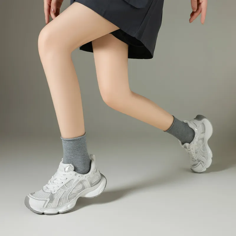 FIVE PLUS Anti Slip Wear Resistant Low Top Chunky Sneakers Women's-15