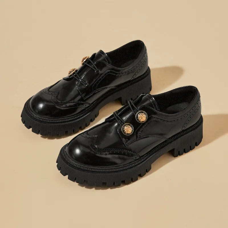 FIVE PLUS Loafers Women's Black-4