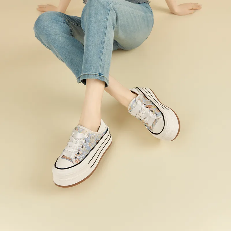 FIVE PLUS Low-Top Skateboard Shoes Women's-5