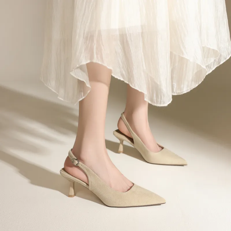 FIVE PLUS Slim Heel High Heels Women's-8