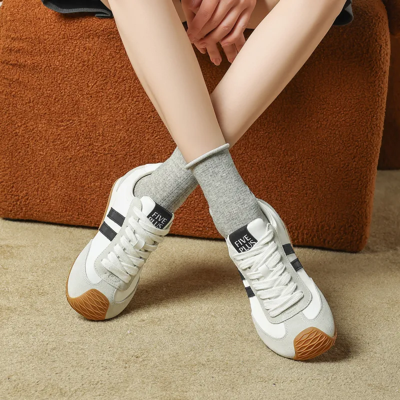 FIVE PLUS Anti Slip Wear Resistant Low Top Casual Shoes Women's-2