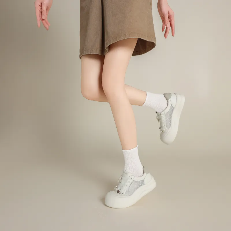 FIVE PLUS Anti Slip Wear Resistant Low Top Skateboard Shoes Women's-8