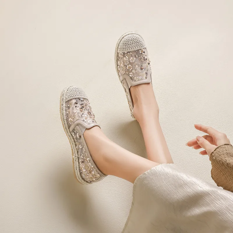 FIVE PLUS Espadrilles Women's Beige-5