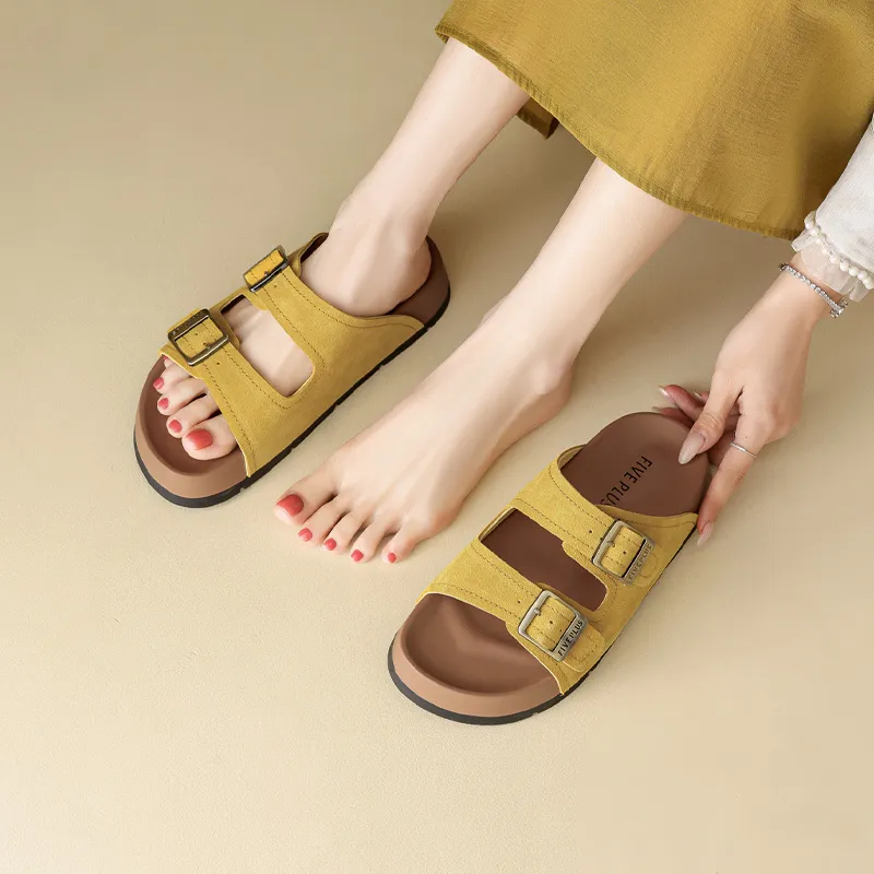 FIVE PLUS Quiet Slide Slippers Women's-4