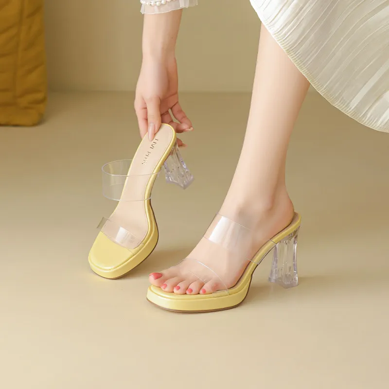FIVE PLUS Rubber Sole Slip Resistant Slide Slippers Women's-9