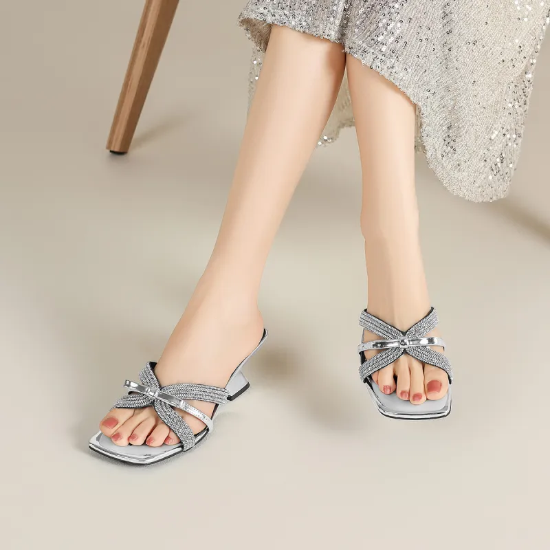 FIVE PLUS Slip Resistant Abrasion Resistant Slide Slippers Women's-8