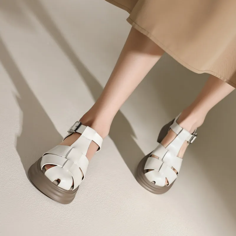 FIVE PLUS Roman Sandals 5CM Women's-5