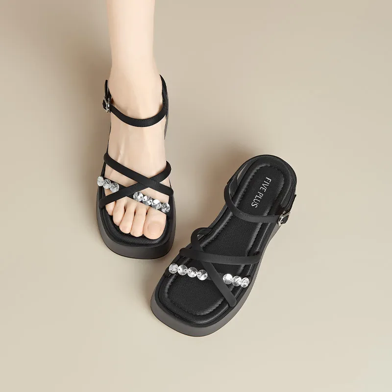 FIVE PLUS One Strap Sandals Women's-5