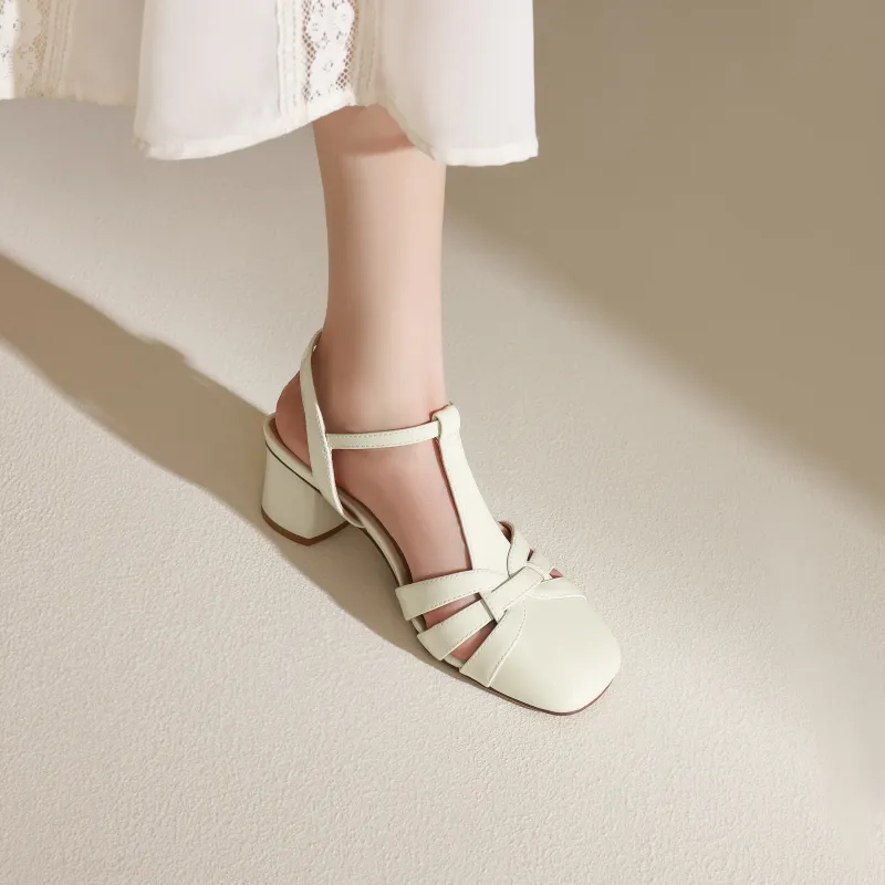 FIVE PLUS Roman Sandals 6cm Women's-5