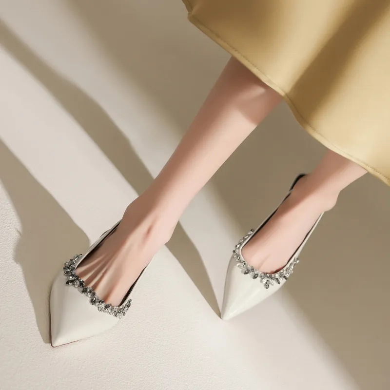 FIVE PLUS High Heels Women's Beige-3