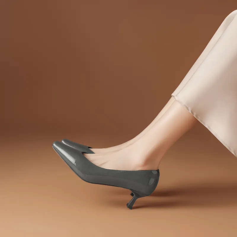 FIVE PLUS Slim Heel High Heels Women's-2