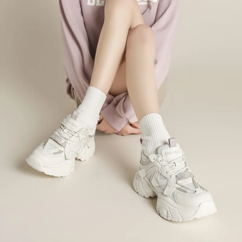 FIVE PLUS Low Top Chunky Sneakers Women's-7