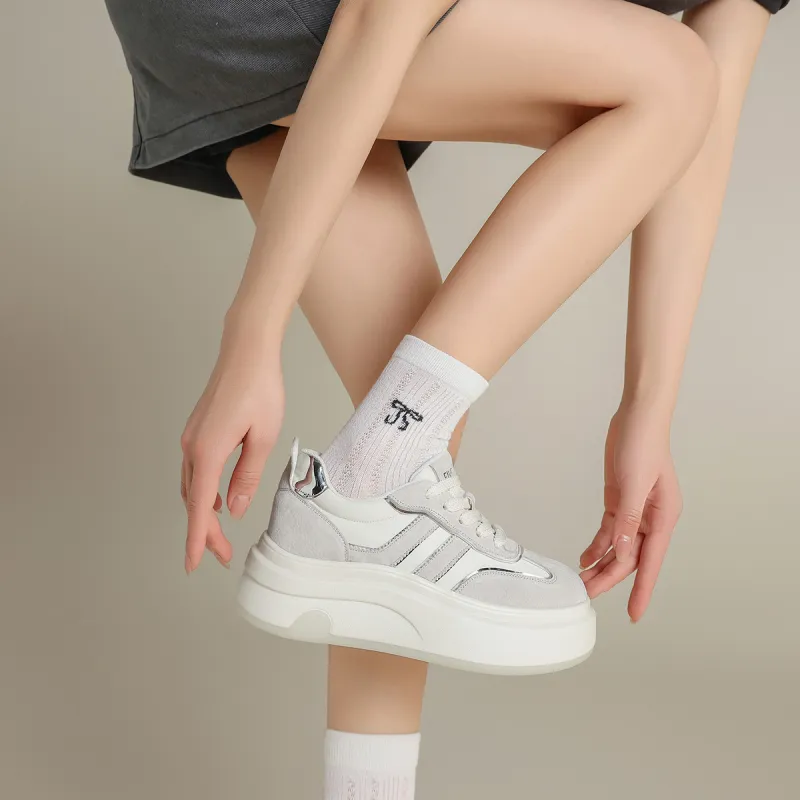 FIVE PLUS Anti Slip Wear Resistant Low Top Skateboard Shoes Women's-5
