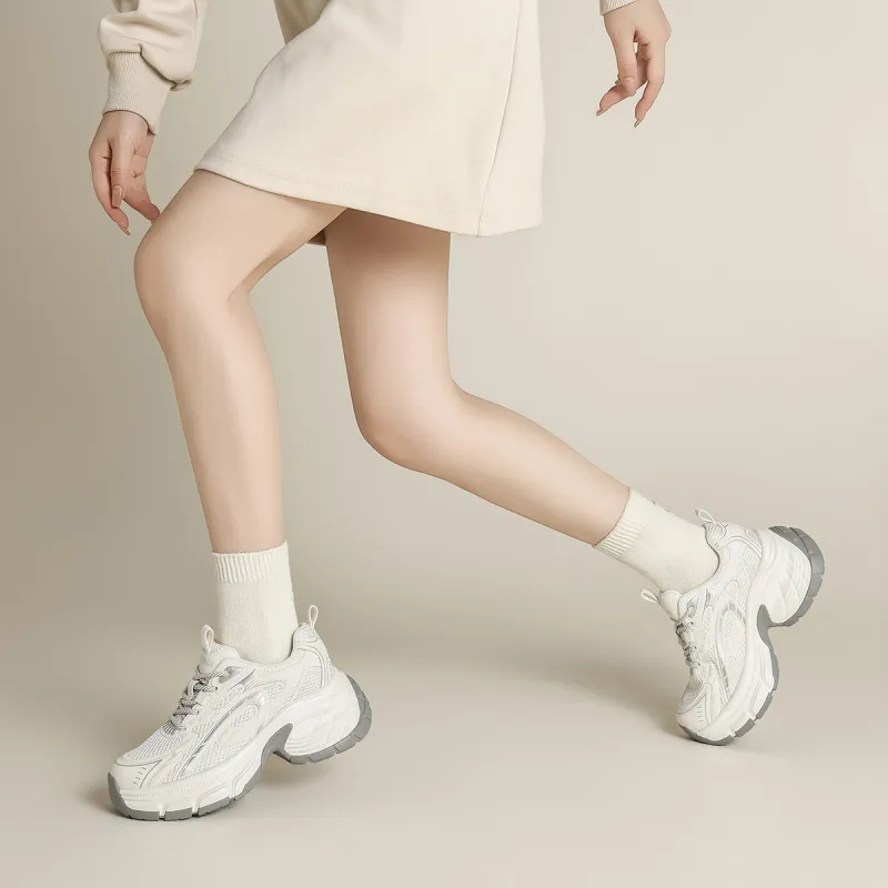 FIVE PLUS Anti Slip Wear Resistant Low Top Chunky Sneakers Women's-9