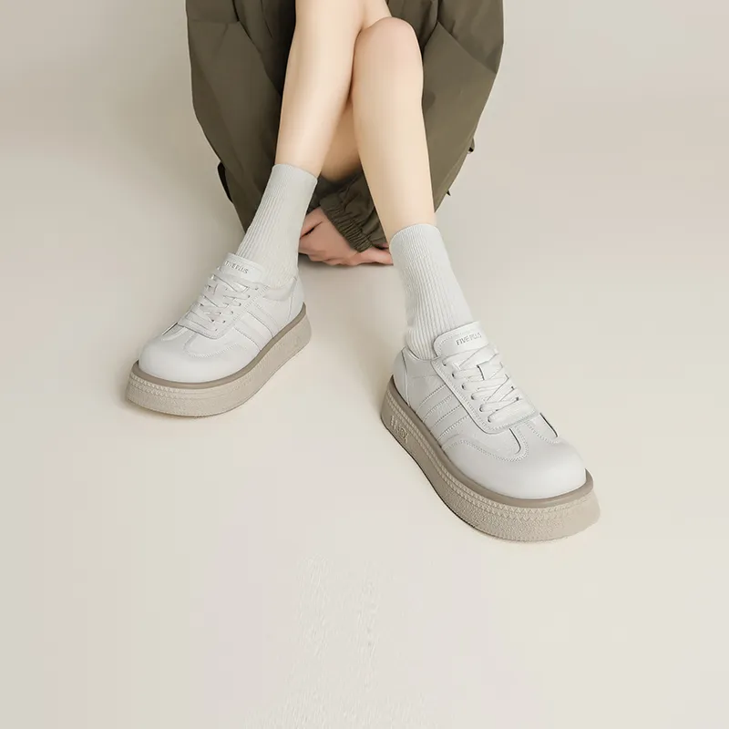 FIVE PLUS Anti Slip Wear Resistant Low Top Skateboard Shoes Women's-5