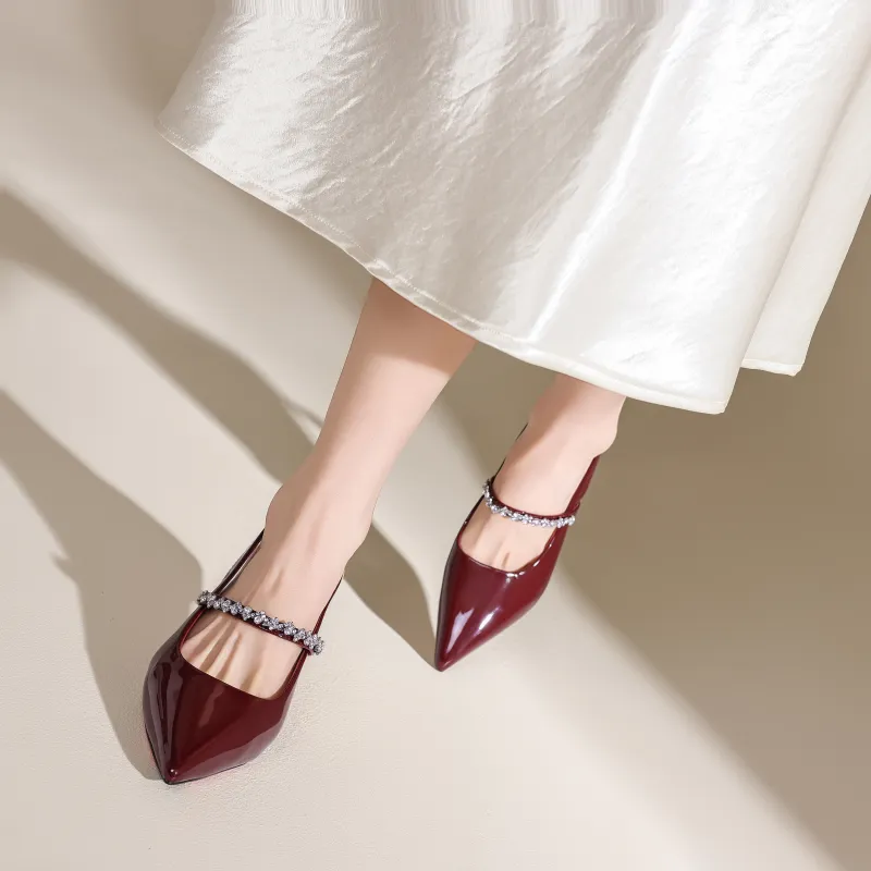 FIVE PLUS Slim Heel High Heels Women's-8