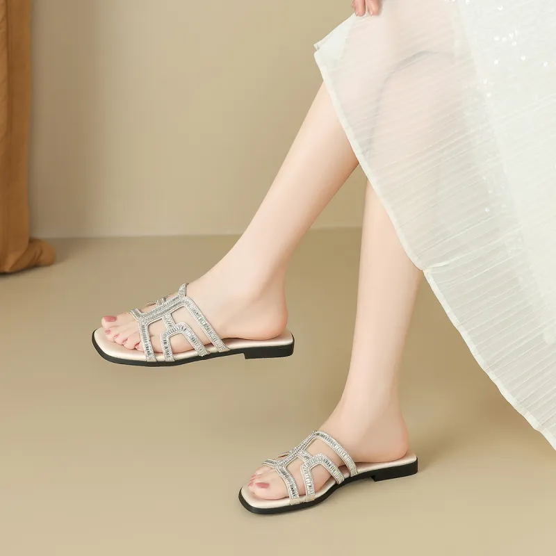 FIVE PLUS Abrasion Resistant Slip Resistant Slide Slippers Women's-2