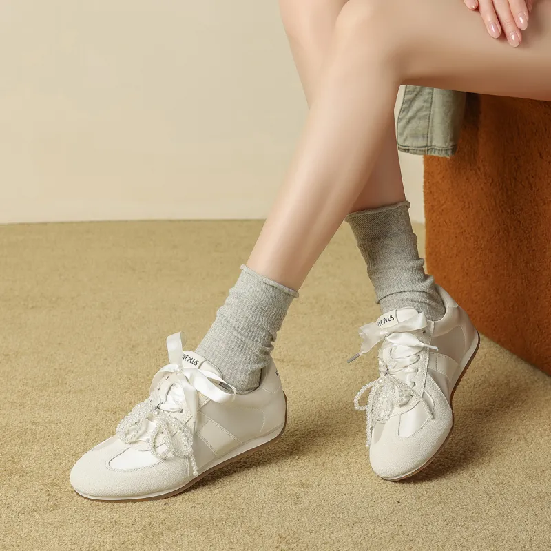 FIVE PLUS Anti Slip Wear Resistant Low Top Skateboard Shoes Women's-4