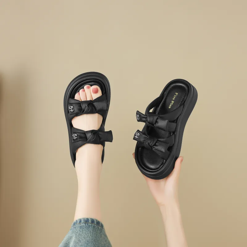 FIVE PLUS Slip Resistant Abrasion Resistant Slide Slippers Women's-6
