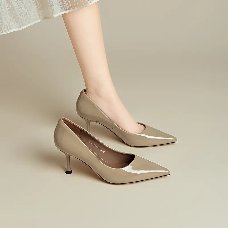 FIVE PLUS Slim Heel High Heels Women's-7