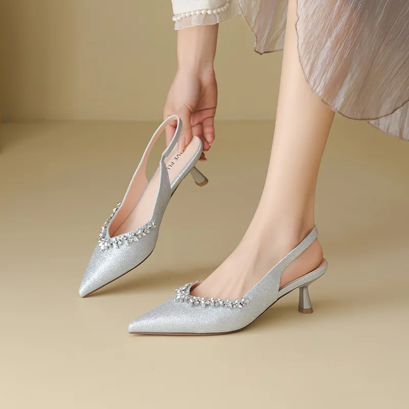 FIVE PLUS Slim Heel High Heels 5.5cm Women's-4