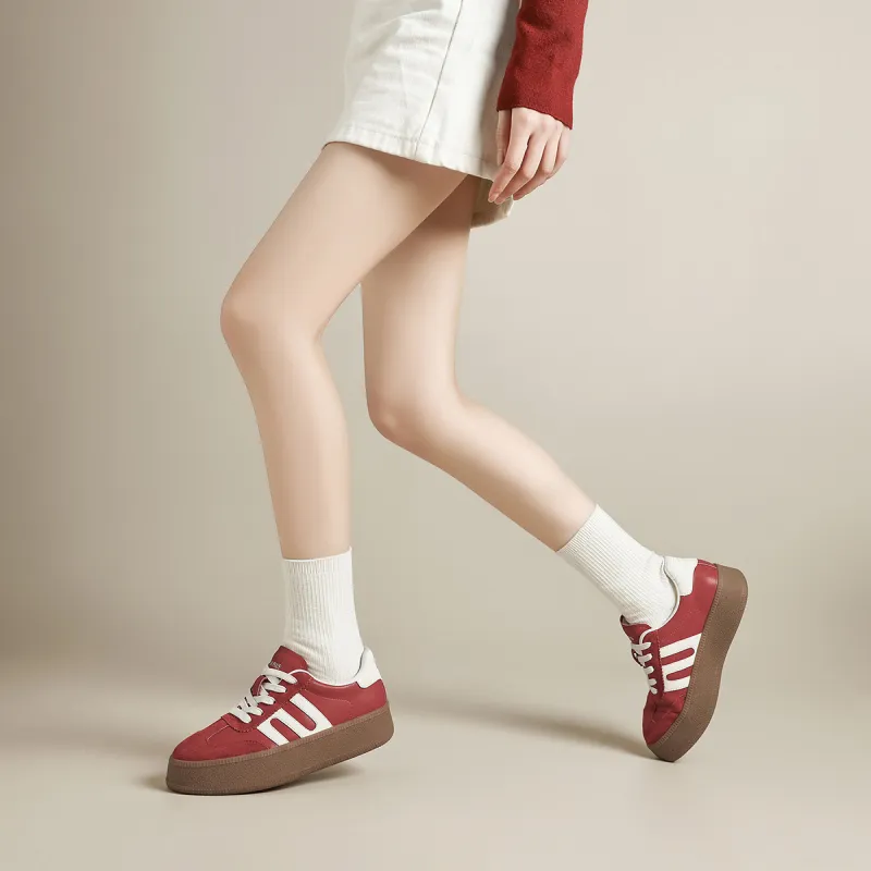 FIVE PLUS Anti Slip Wear Resistant Low Top Skateboard Shoes Women's-5