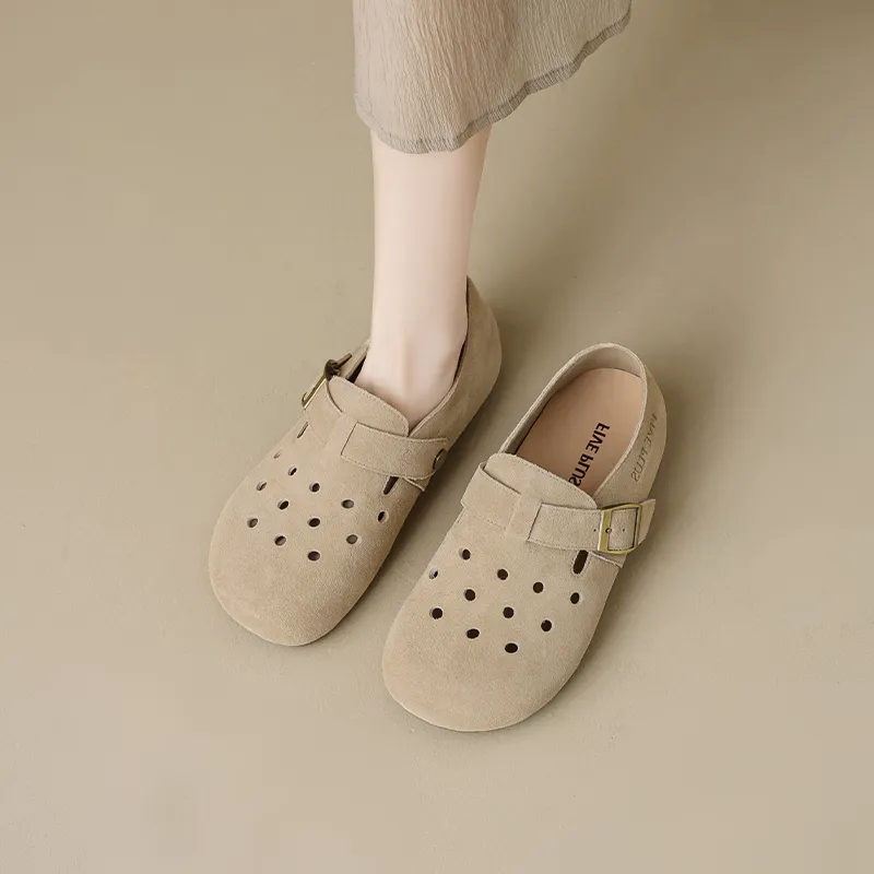 FIVE PLUS Casual Single Shoes Low Top Women's Light Apricot-5
