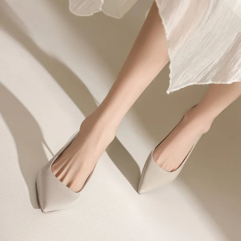 FIVE PLUS Slim Heel High Heels Women's-8