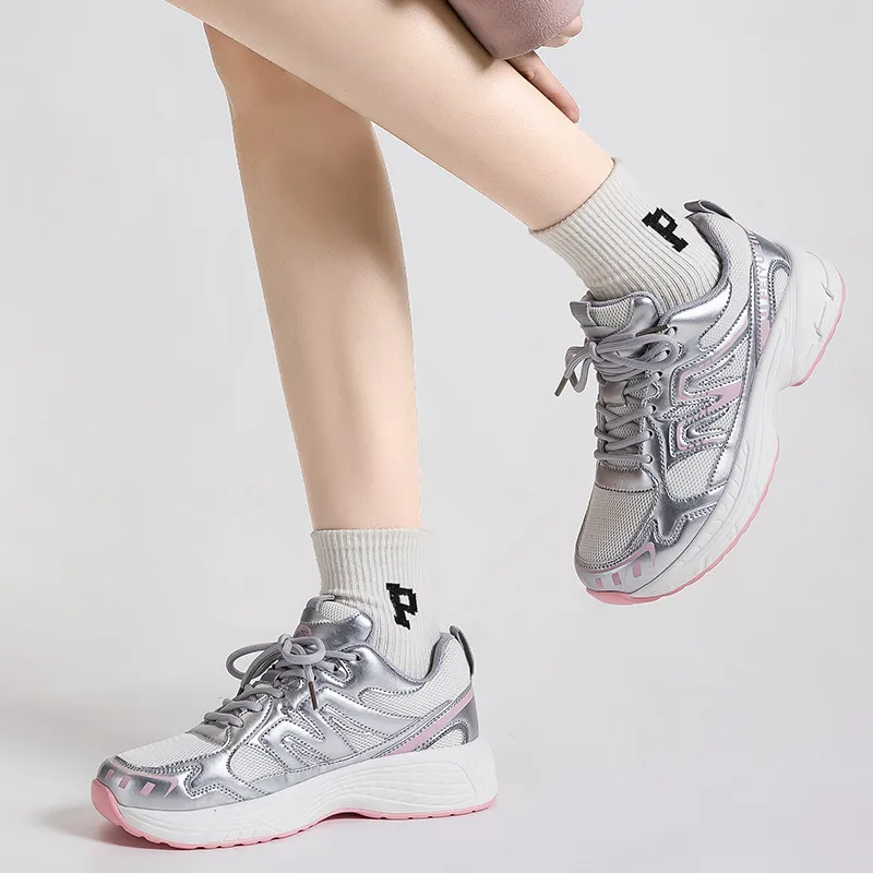 Feiyue Running Shoes Women's Low Top White/Gray-7