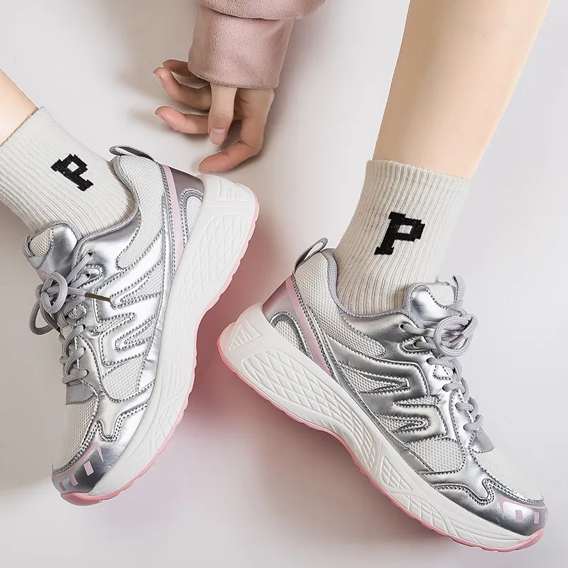 Feiyue Running Shoes Women's Low Top White/Gray-8