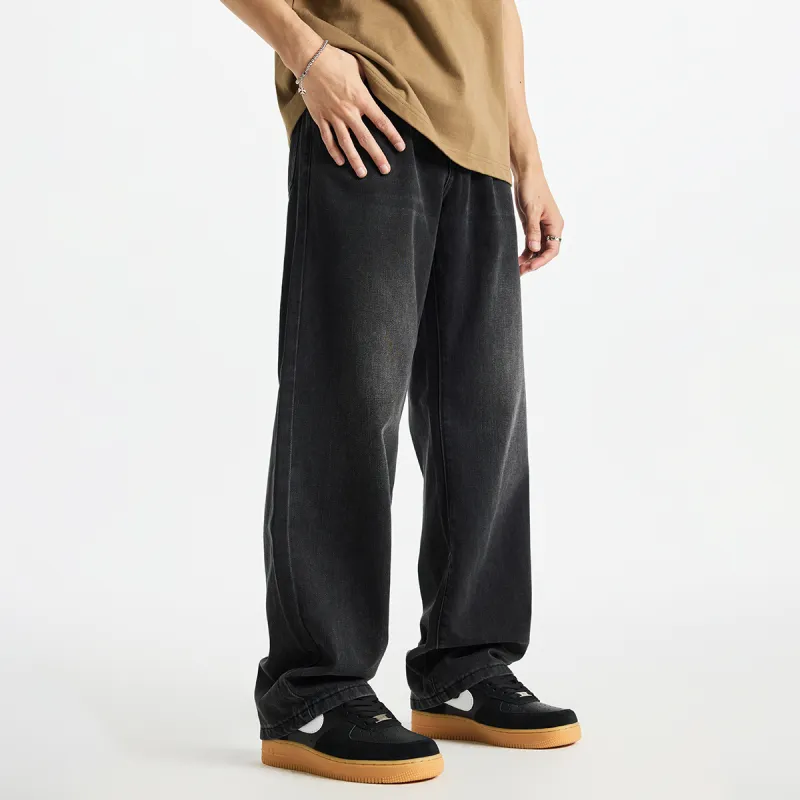 WAJ Jeans Men Washed Black-4