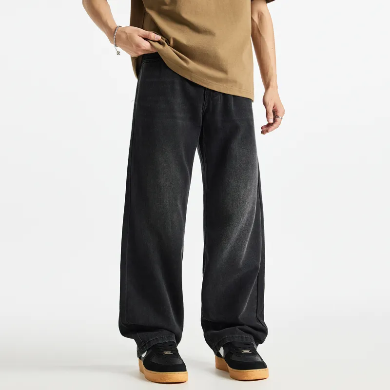 WAJ Jeans Men Washed Black-2