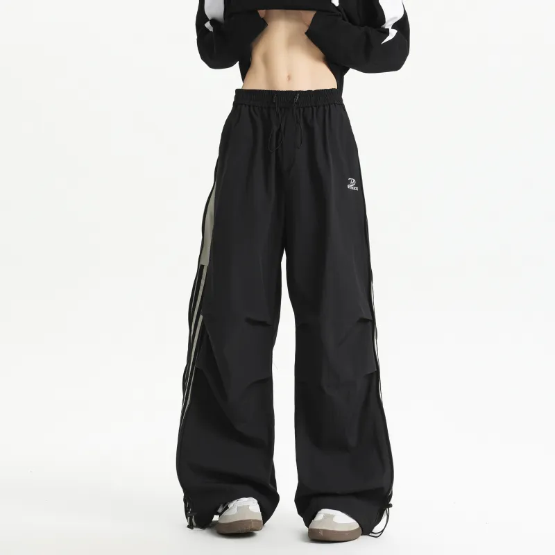 TESTUNG Casual Floor Length Wide Leg Design Luxury Streetwear Pants Unisex-8