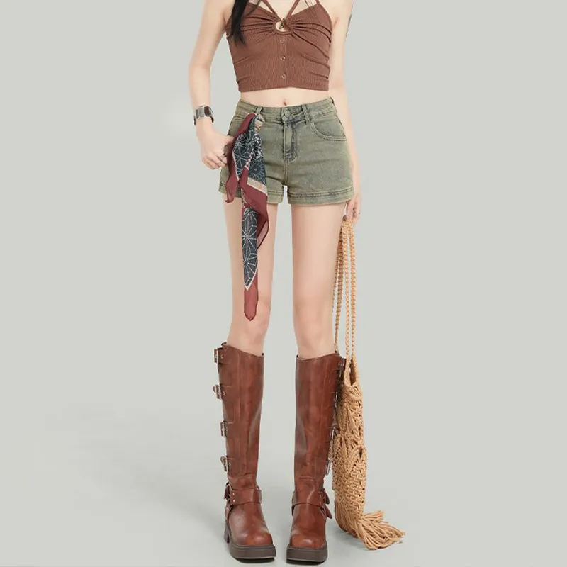 VSYS Sheath Denim Shorts Women's-3