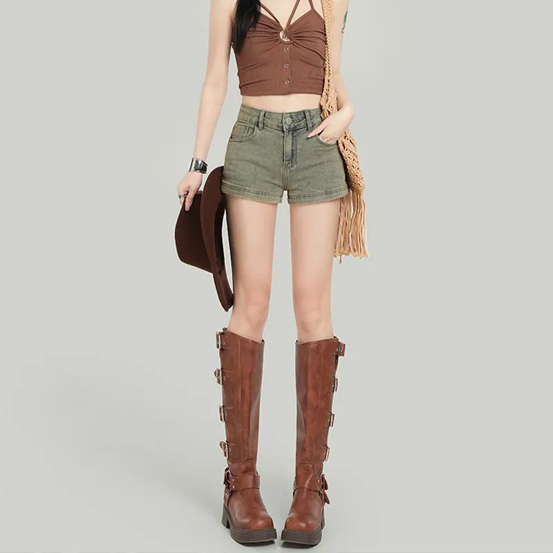 VSYS Sheath Denim Shorts Women's-1