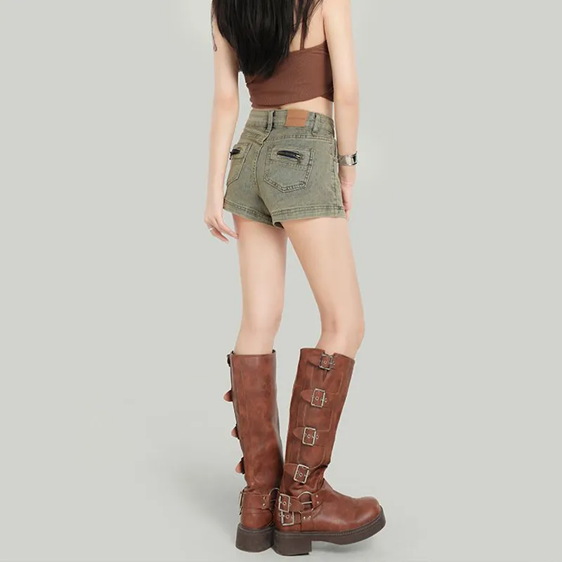 VSYS Sheath Denim Shorts Women's-2