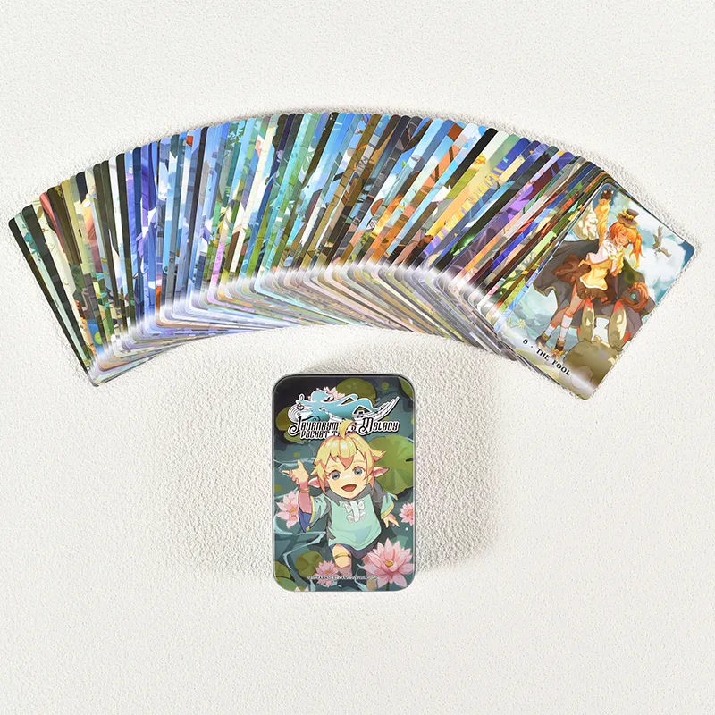 WEITETALUO Tarot Journeyman's Melody Wita Tarot Beginner Interpretation Guide Board Game Cards-12
