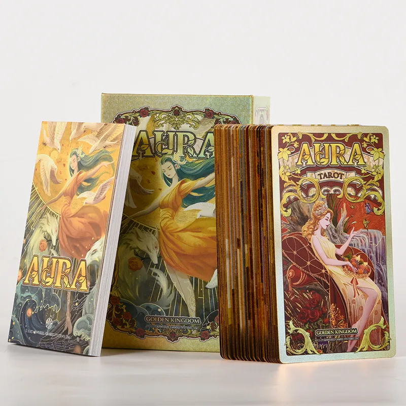 WEITETALUO Aura Tarot Viter Viter Viter 78-Card Classic Entry-Level Full Set Board Games-4