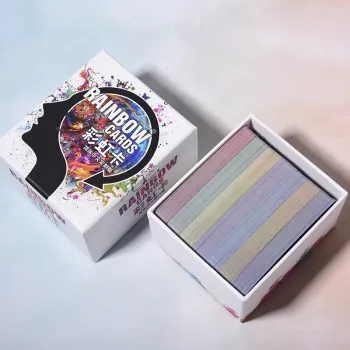 WEITETALUO Colors Of Life Rainbow Card Simple Card Psychological Card Full Set Beginner's Board Game Card Manual