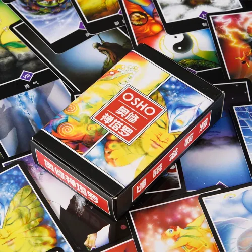 WEITETALUO Tarot Classic Osho Zen Tarot Beginner Full Set-Vitter Vitter Board Game And Card Manual For Beginners