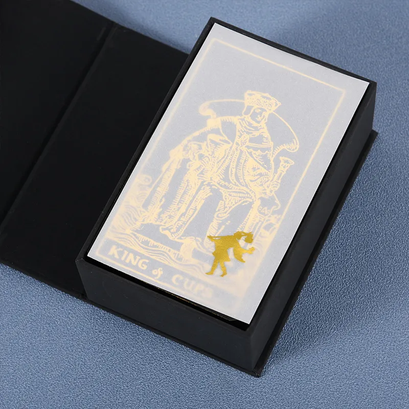 WEITETALUO Gold Thread Leyden Tarot Wirth Cards Board Games-3
