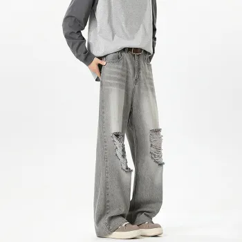 WOHOO Jeans Unisex Gray