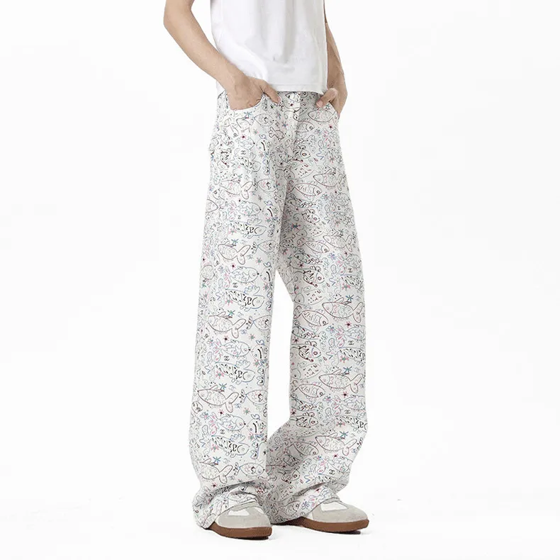 WOHOO Jeans Unisex White-4